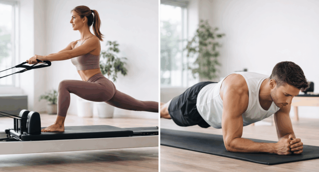 Which type of Pilates builds the most muscle